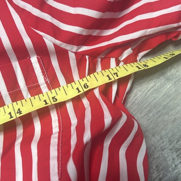 Anthropologie Maeve Kiana Striped Shirt Dress Size XS - Picture 8 of 9